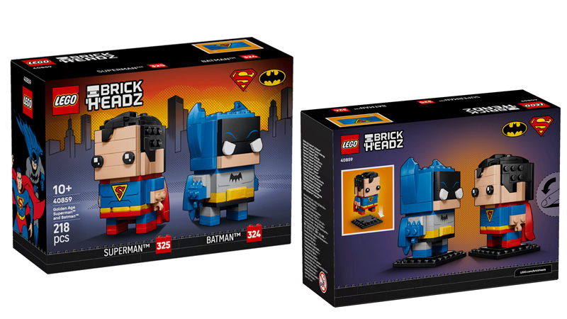 LEGO 40859 Superman und Batman: Figuren aus dem Golden Age