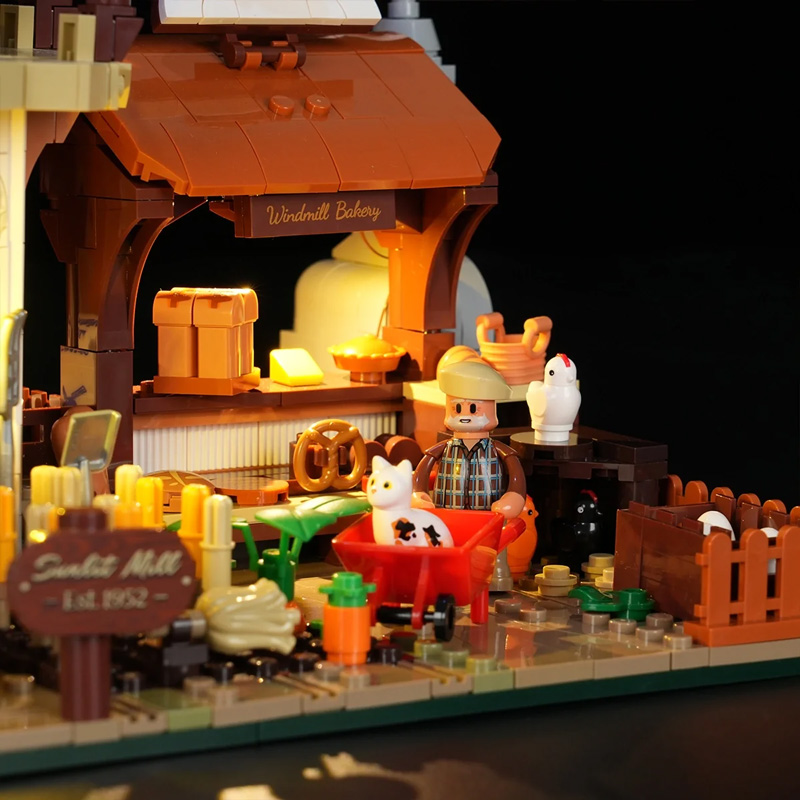 Lumibricks 16012 Dutch Windmill House