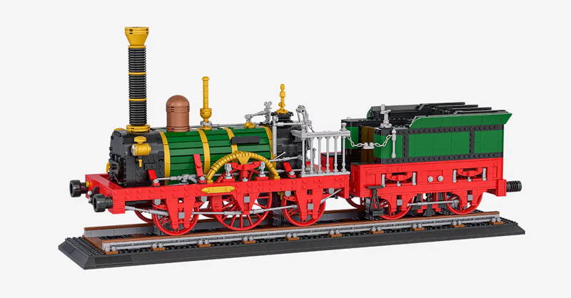 Bluebrixx Adler Dampflokomotive Display 109083