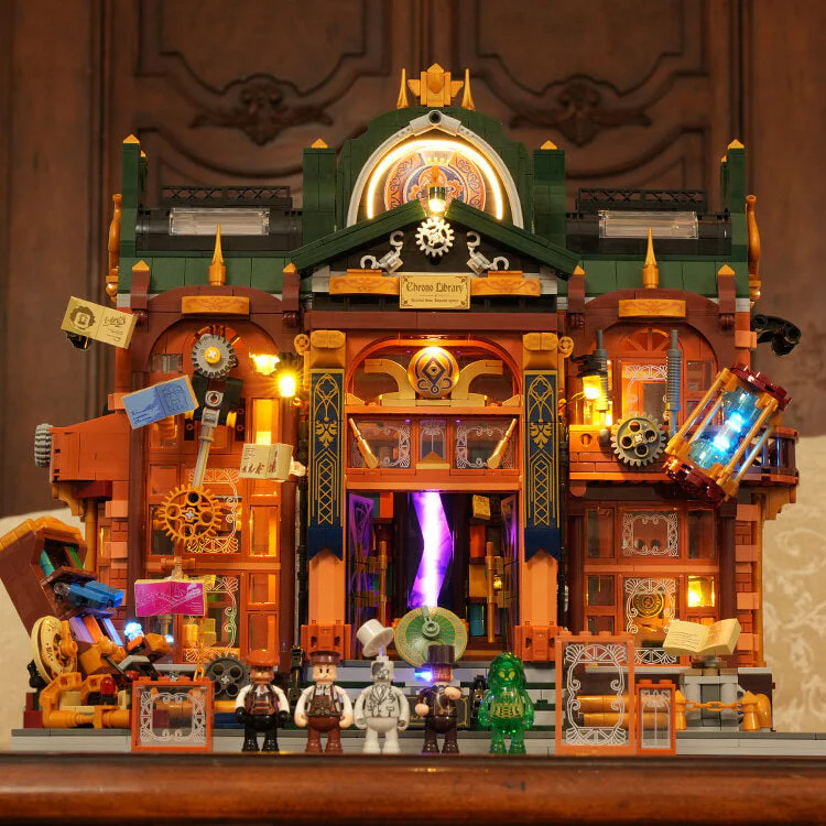 Lumibricks Steampunk Time Rift Bibliothek (L11012)