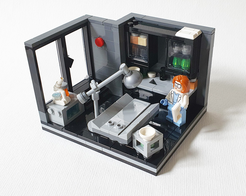 LEGO Scullys Labor 40896 gebaut