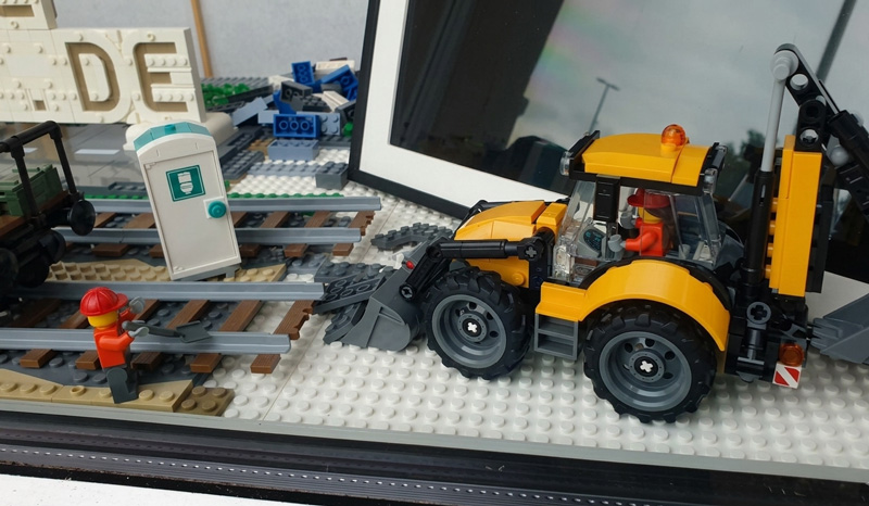 Bausteinstadt Diorama Baufortschritt Teil 2