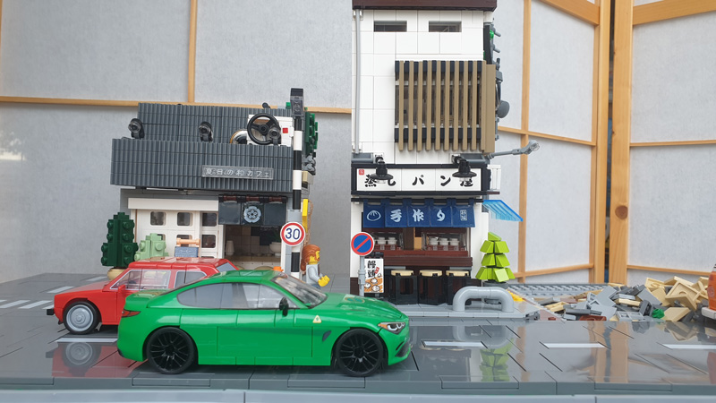 Bausteinstadt Diorama Baufortschritt Teil 2