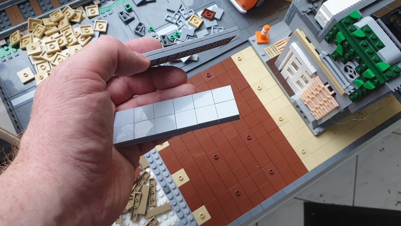 Bausteinstadt Diorama Baufortschritt Teil 2