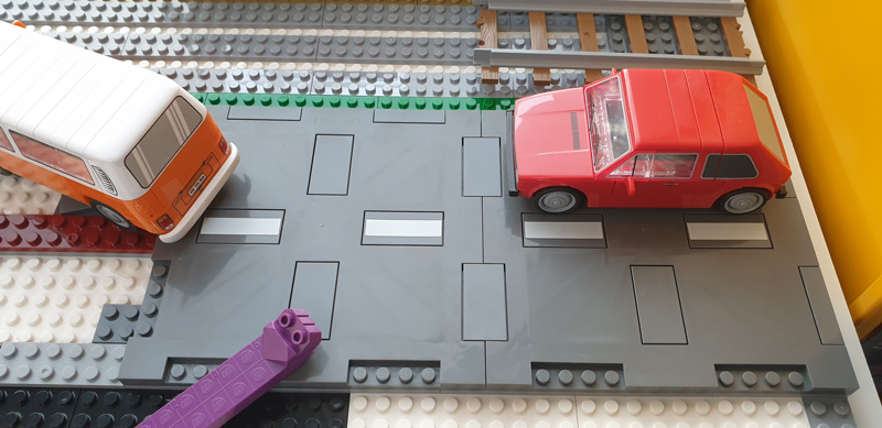 Bausteinstadt Diorama Baufortschritt Teil 2