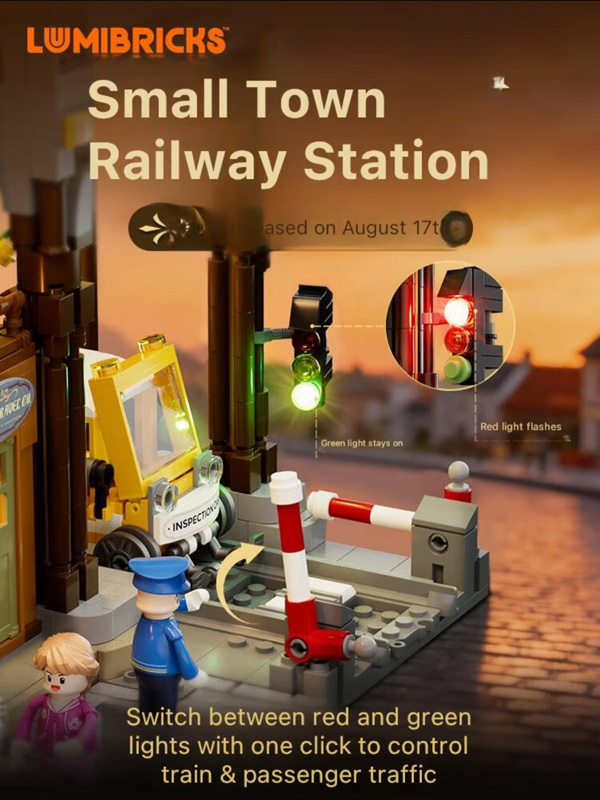 Lumibricks Bahnhof
