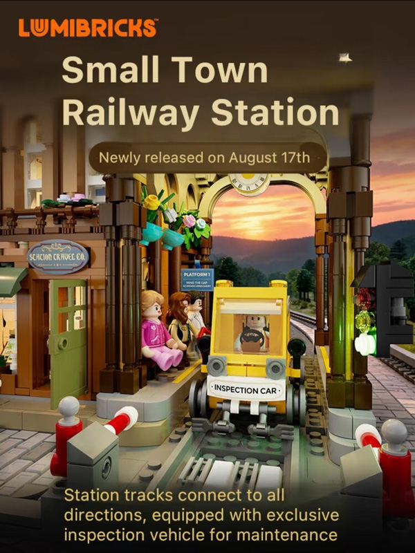 Lumibricks Bahnhof