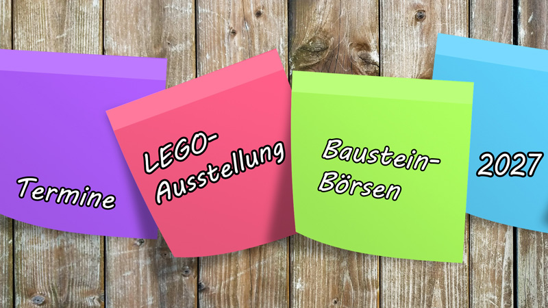 LEGO Ausstellungen Kalender 2027 Titel