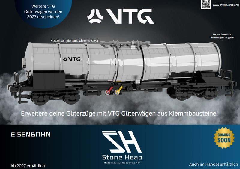 Stone Heap Vorschau VTG Güterwagen