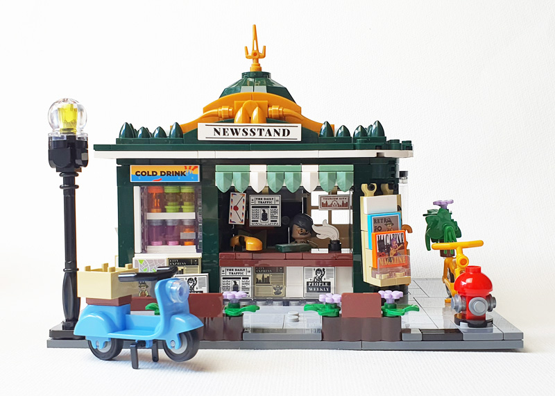 Lumibricks 15001 Newsstand gebaut