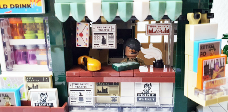 Lumibricks 15001 Newsstand gebaut