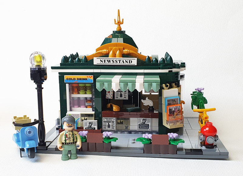 Lumibricks 15001 Newsstand gebaut