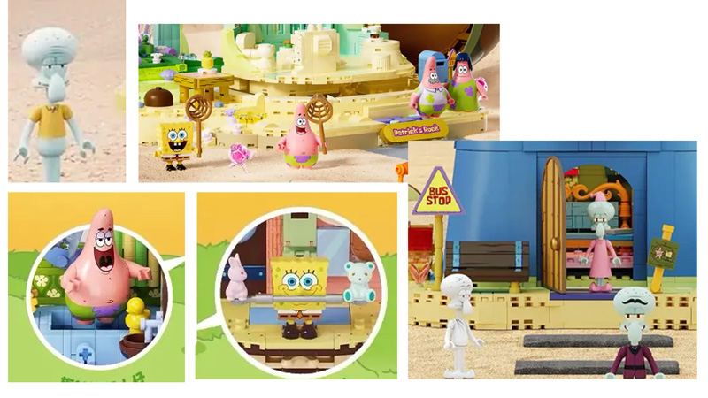 Area X Spongebob Figuren