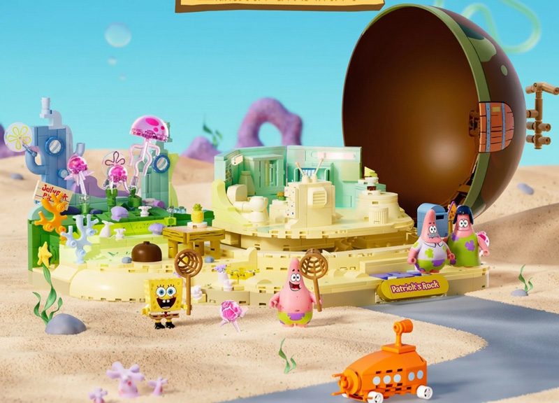 Area X- SpongeBob Patrick Star Stone House (AB0089)