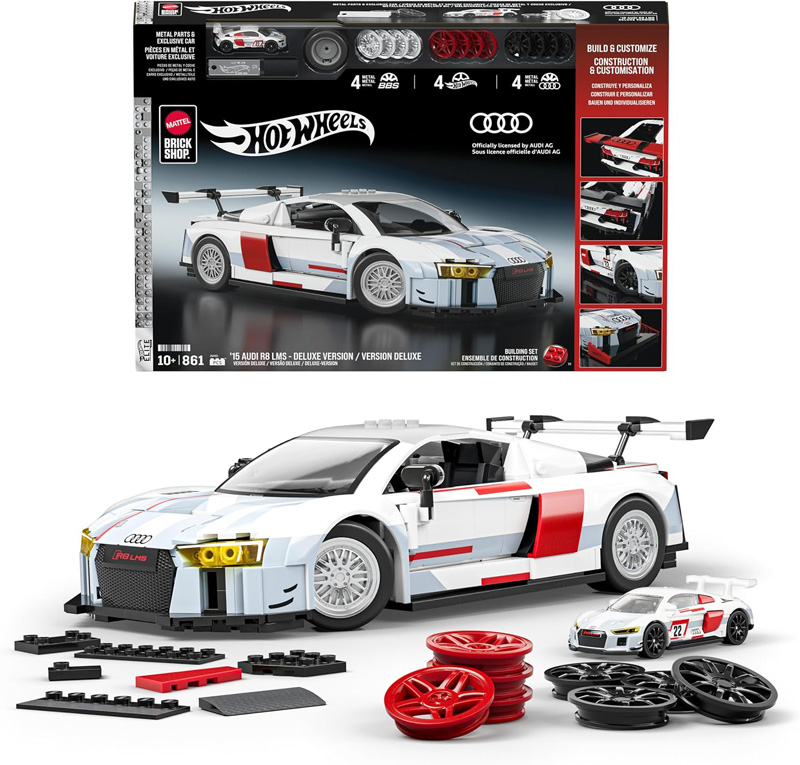 Mattel Brick Shop JNM81 '15 Audi R8 LMS Deluxe Version