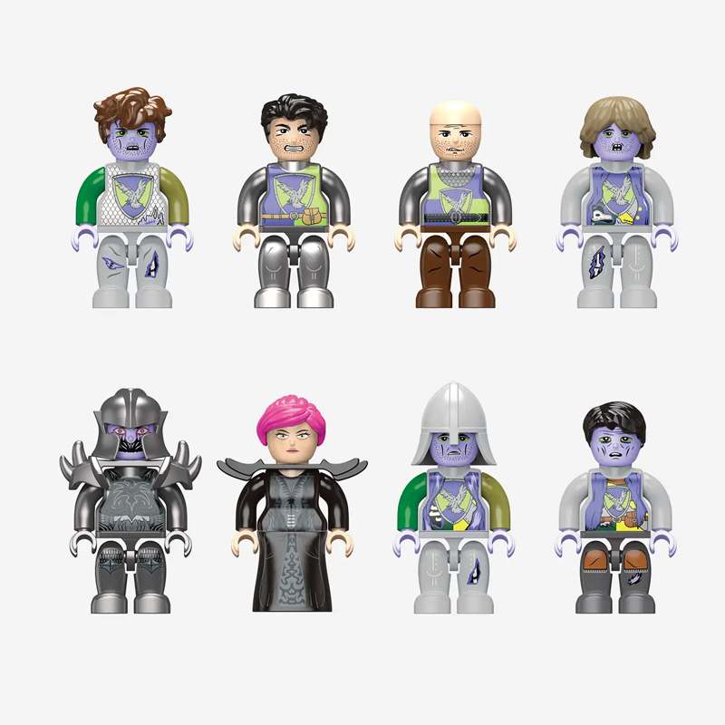 Bluebrixx Minifigurenpaket Rabenstein: Hexerin mit Schergen 109666
