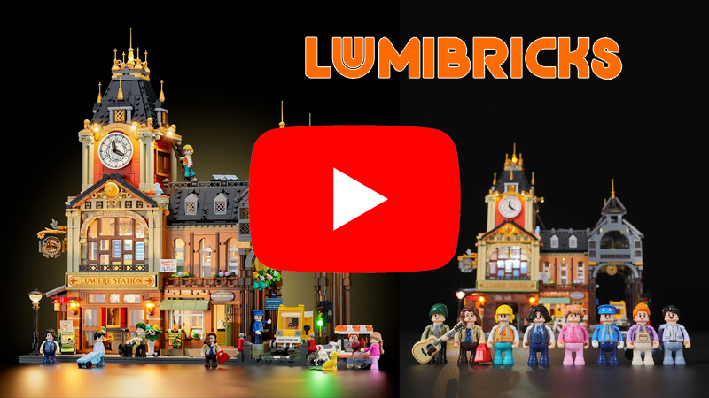 Lumibricks 15017 Train Station Video