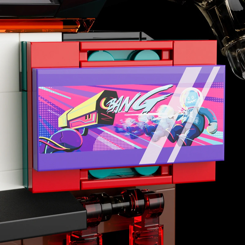 Cyberpunk Micro-Izakaya & Manga Shop Lumibricks 17016