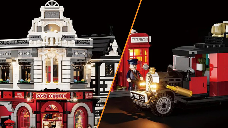 Lumibricks 15013 Mail Van 15016 Post Office Titel