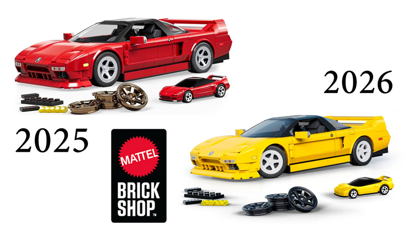Mattel Brick Shop Acura Neuheiten Titel