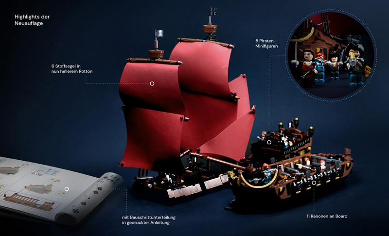 BlueBrixx Legenden der Schatzküste Brigantine 109424