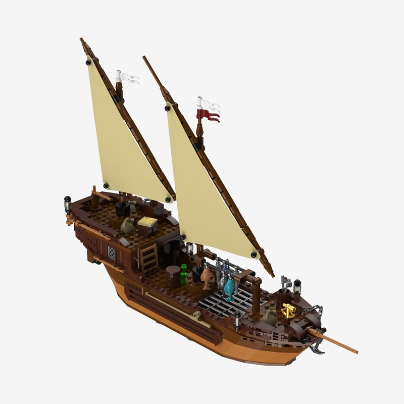 Bluebrixx Legenden der Schatzküste Fischerboot 109274