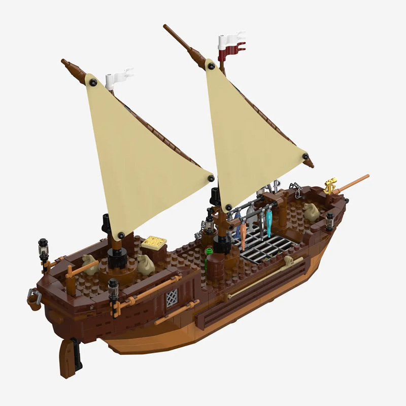 Bluebrixx Legenden der Schatzküste Fischerboot 109274