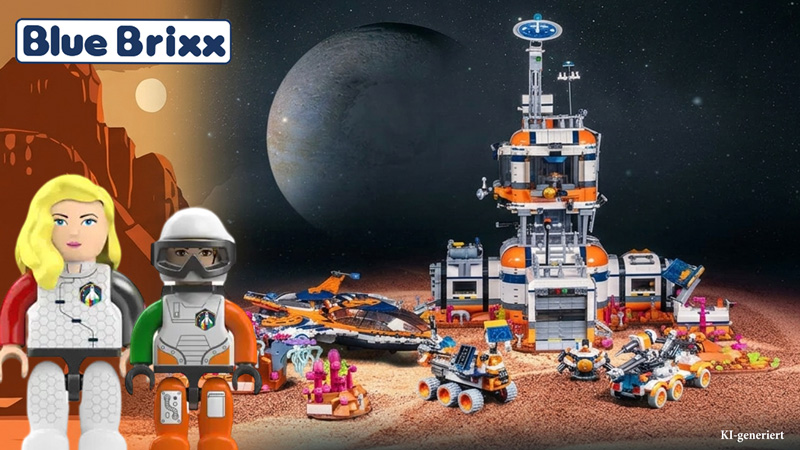 Bluebrixx Space Pioneers Minifiguren 110710 Titel