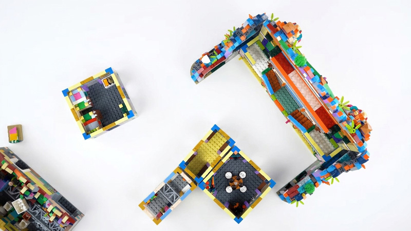 BlueBrixx Tiefeisenfeste Burg Bärenfels Prototyp