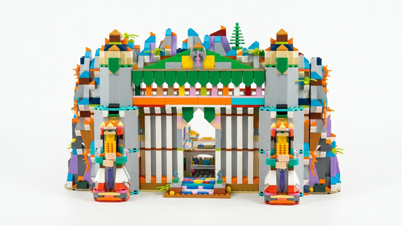 BlueBrixx Tiefeisenfeste Burg Bärenfels Prototyp