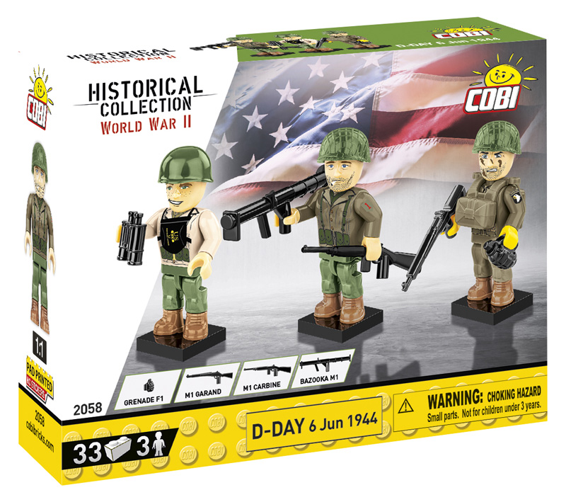 COBI 2058 D-Day 6 June 1944 Minifiguren