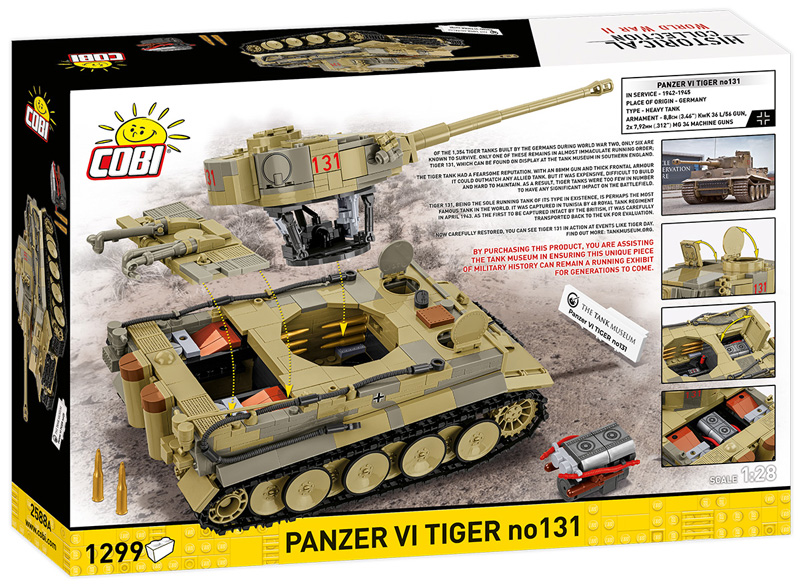 COBI 2588A Panzer VI Tiger I No. 131