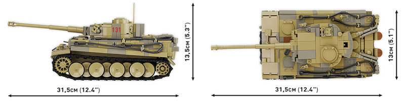 COBI 2588A Panzer VI Tiger I No. 131