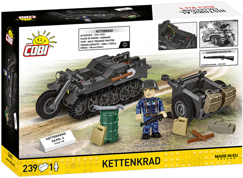 COBI Kettenkrad with trailer 2681