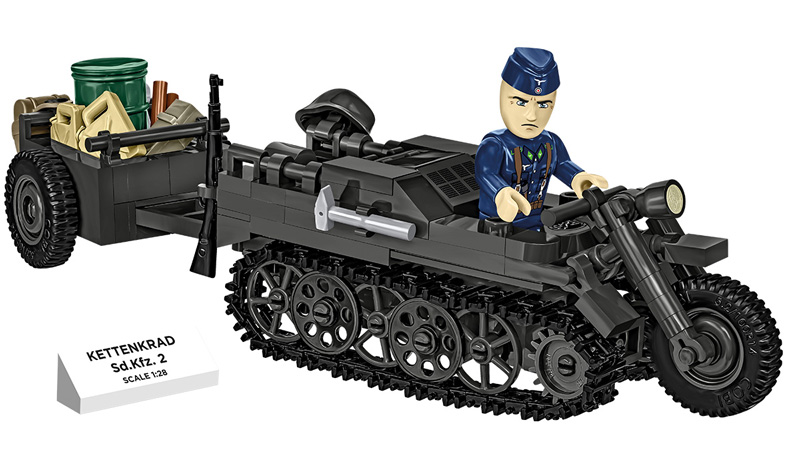 COBI Kettenkrad with trailer 2681