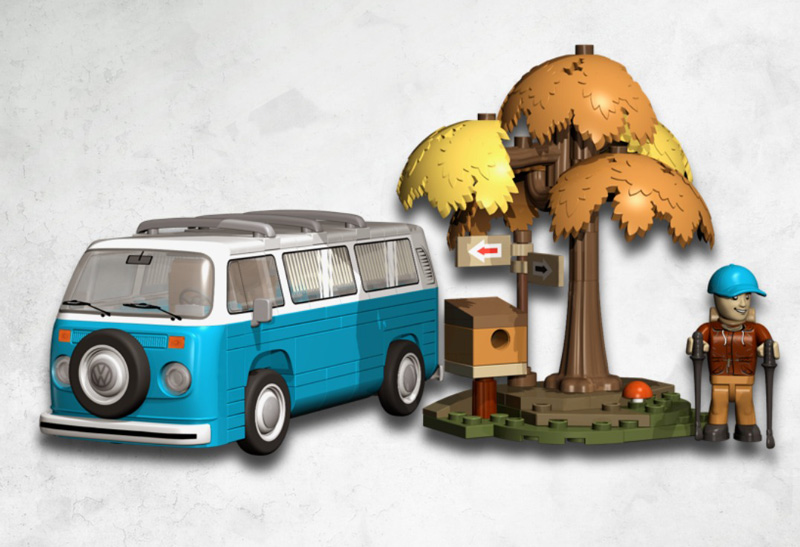 COBI 46861 Volkswagen T2B Camper
