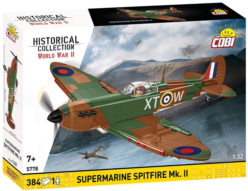 COBI 5778 Supermarine Spitfire MK II P7350