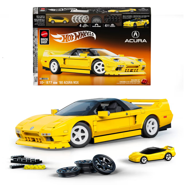 Mattel Brick Shop Hot Wheels Honda Acura NSX '90 JTM59