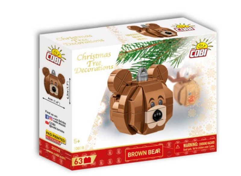 COBI 20028 Baumschmuck Brown Bär