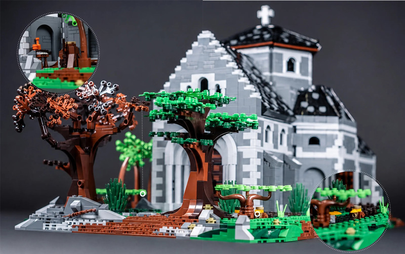 BlueBrixx Kloster Blaubrunn Kirche 109036
