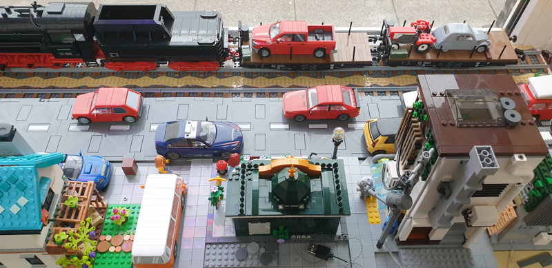 Bausteinstadt Diorama Teil 3