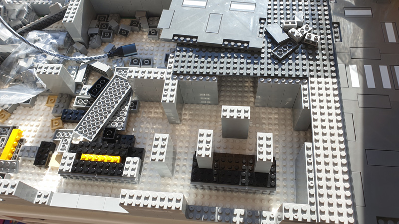 Bausteinstadt Diorama Teil 3