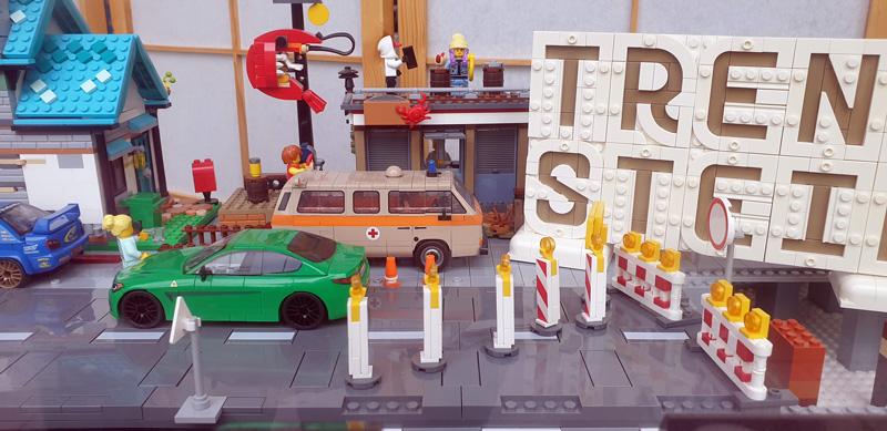 Bausteinstadt Diorama Teil 3