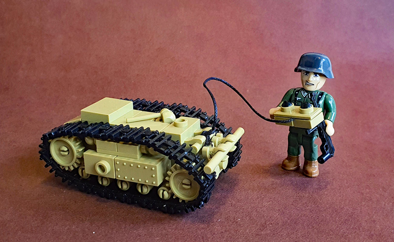 COBI Goliath Tracked Mine Warsaw Uprising (2680) gebaut