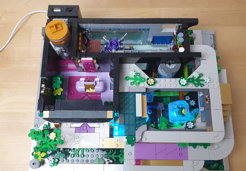 Lumibricks 17013 Cyberpunk Elite Lounge erster Stock
