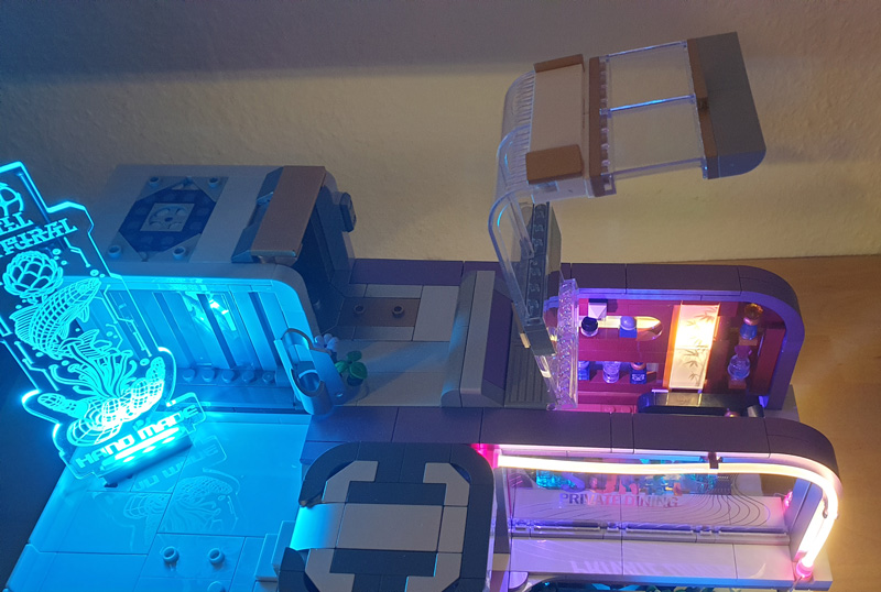 Lumibricks 17013 Cyberpunk Elite Lounge Private Spiegelsaal