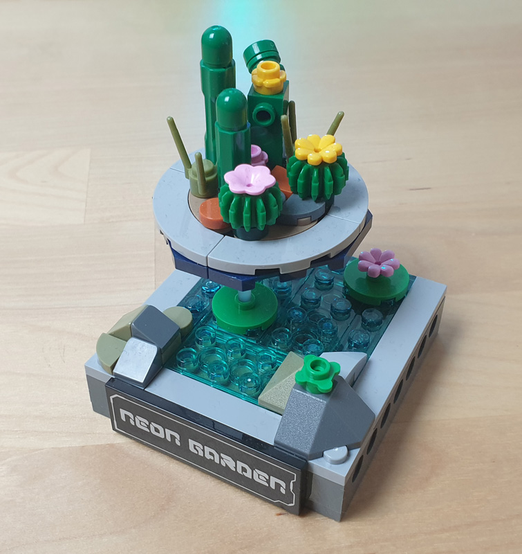 Lumibricks 17014 Cyberpunk Neon Garden gebaut