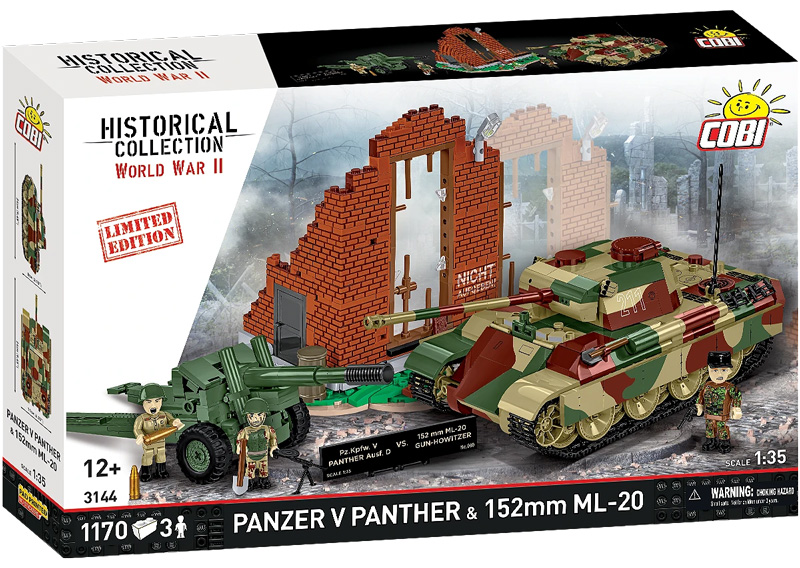COBI 3144 Panther Ausf. D & ML 20 Limited Edition