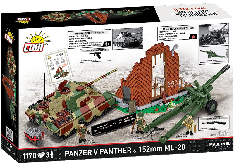 COBI 3144 Panther Ausf. D & ML 20 Limited Edition