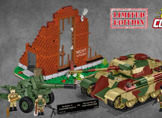 COBI 3144 Pz. Kpfw. V Panther Ausf D & ML-20 Limited Edition angekündigt (Update) COBI 3144 Pz. Kpfw. V Panther Ausf D & ML-20 Limited Edition angekündigt (Update)